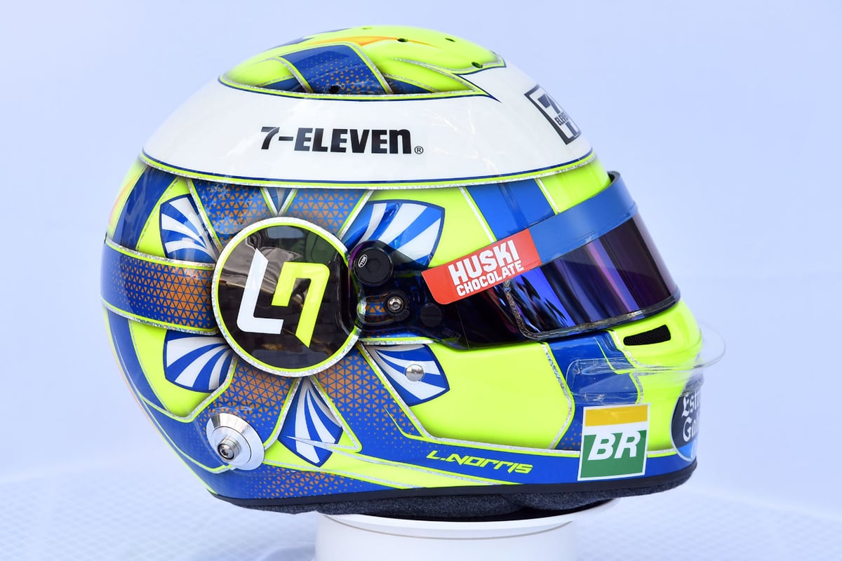 ランド・ノリス 2019年 F1ヘルメット