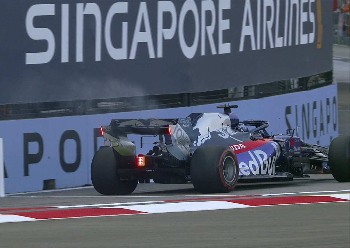【速報】 2019年 F1シンガポールGP FP3 結果 / クビアトのマシンから白煙