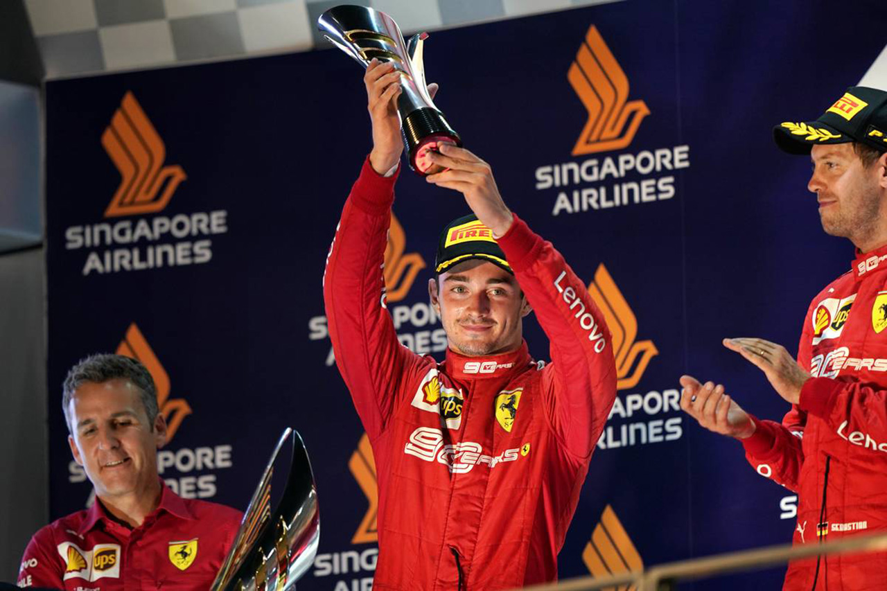 シャルル・ルクレール 「あのような形で勝利を“失う”のは悔しい」 / フェラーリ F1シンガポールGP