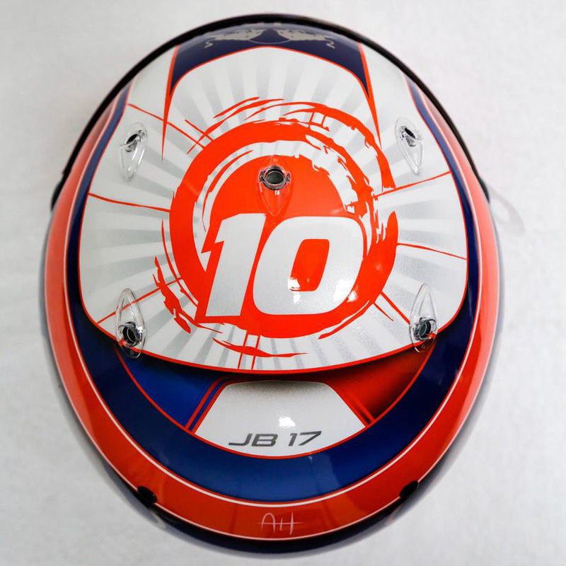 ピエール・ガスリー F1日本GP スペシャルヘルメット（トロロッソ・ホンダ）
