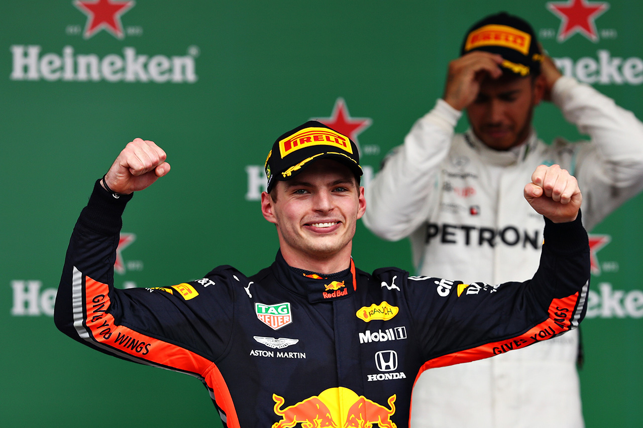 マックス・フェルスタッペン、今季3勝目 とても楽しいレースだった」 / レッドブル・ホンダ F1ブラジルGP 決勝