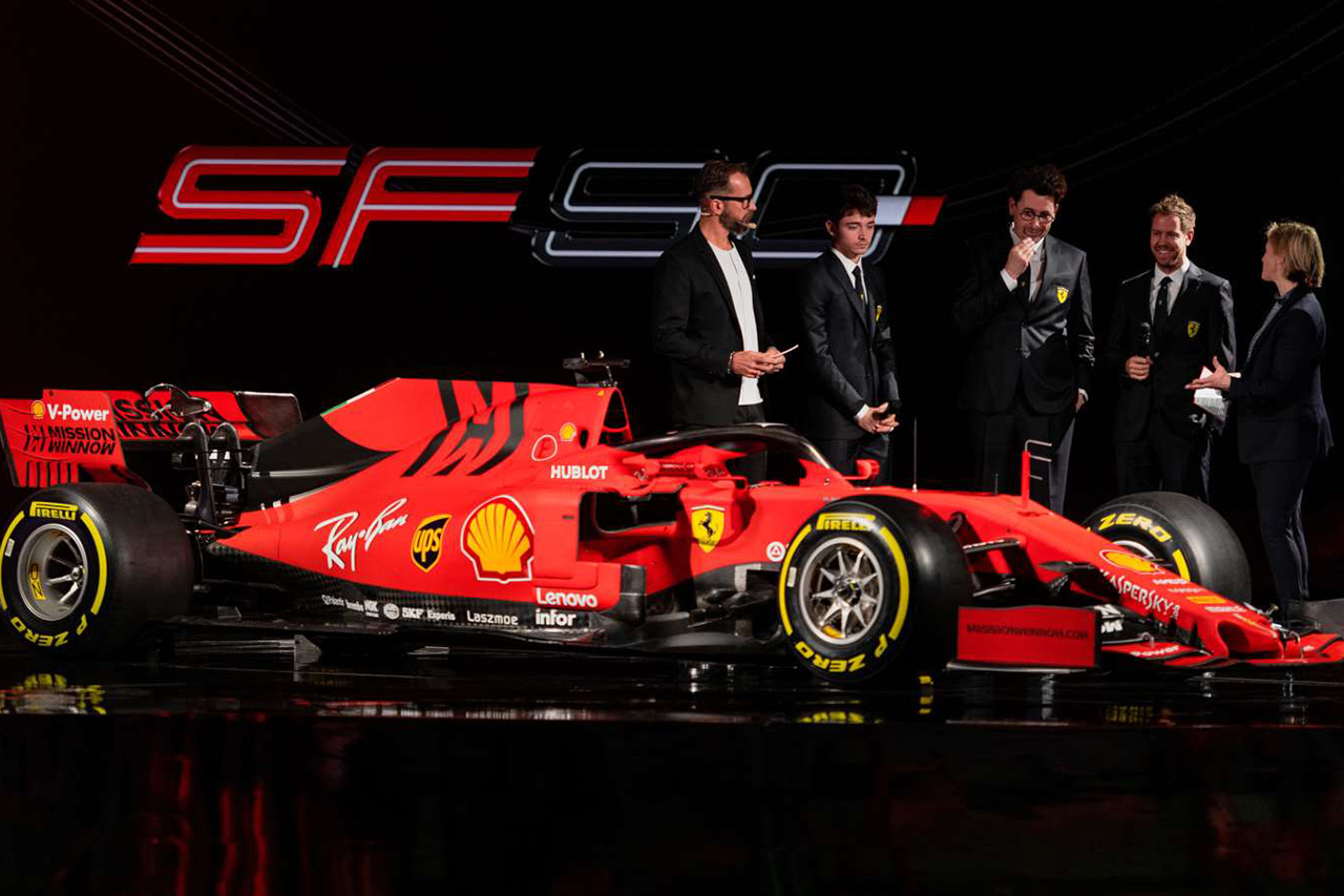 フェラーリ、2020年F1マシンも“艶消し”カラーリングを継続
