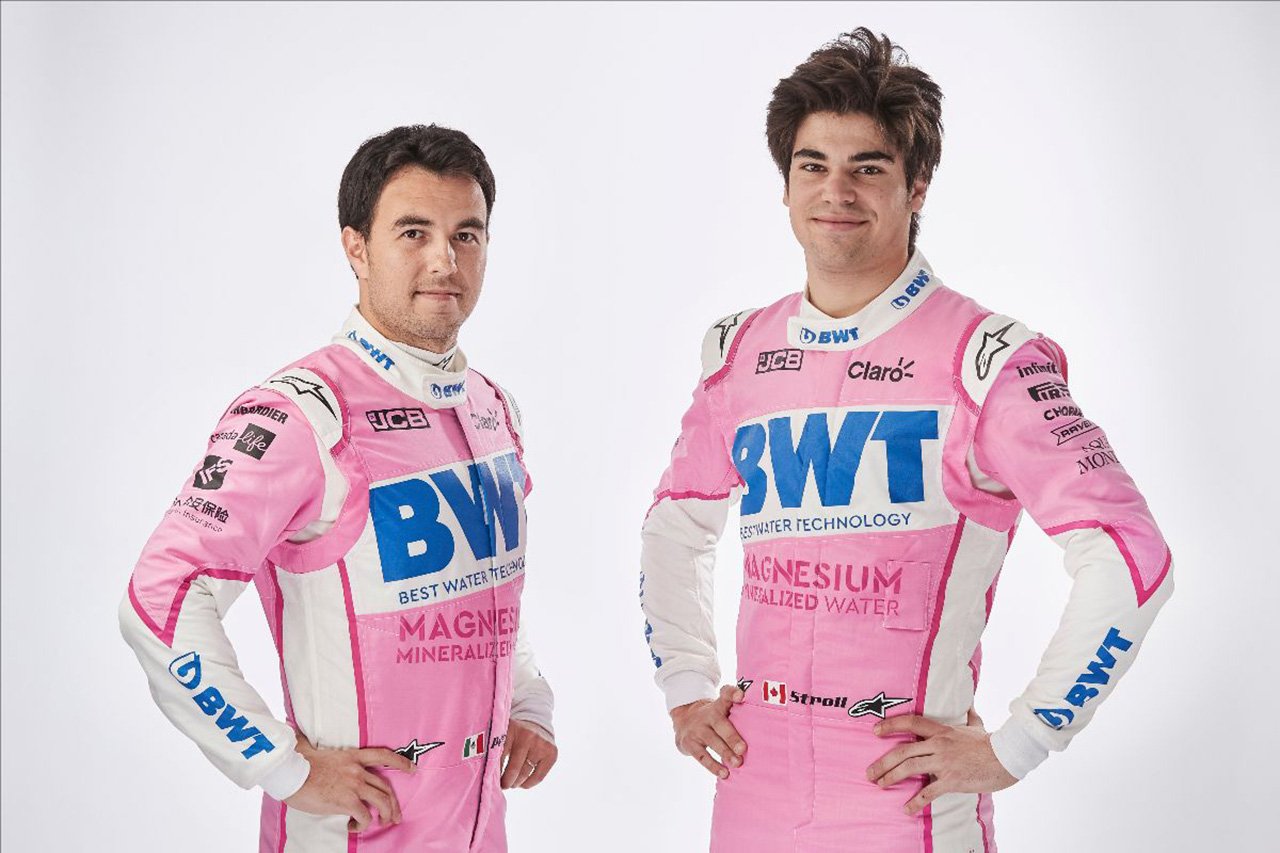 BWTレーシング・ポイントF1チームのセルジオ・ペレスとランス・ストロール