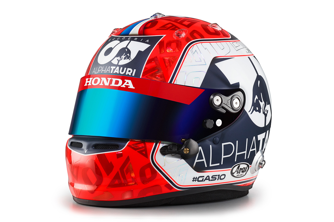 ピエール・ガスリー 2020年F1ヘルメット / アルファタウリ・ホンダ 