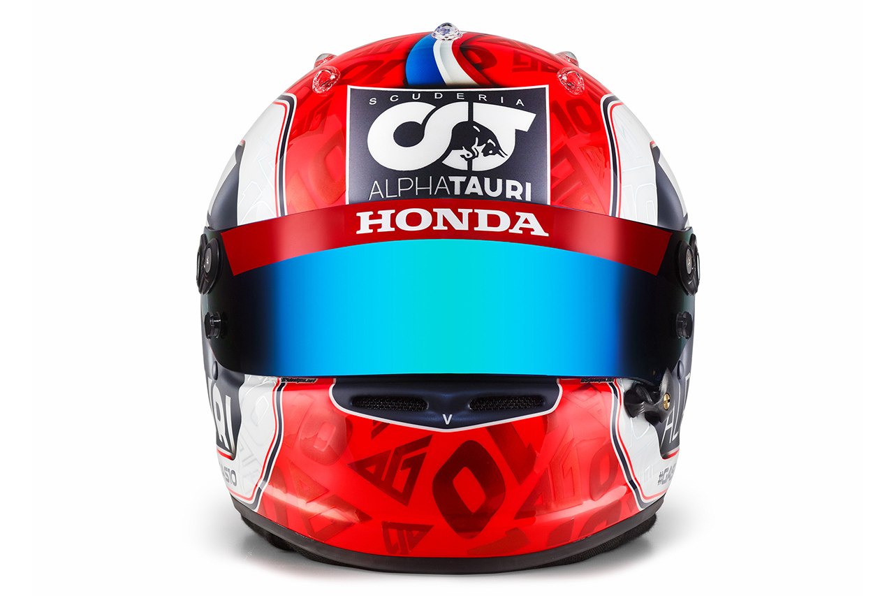 ピエール・ガスリー 2020年 F1ヘルメット（アルファタウリ・ホンダ）