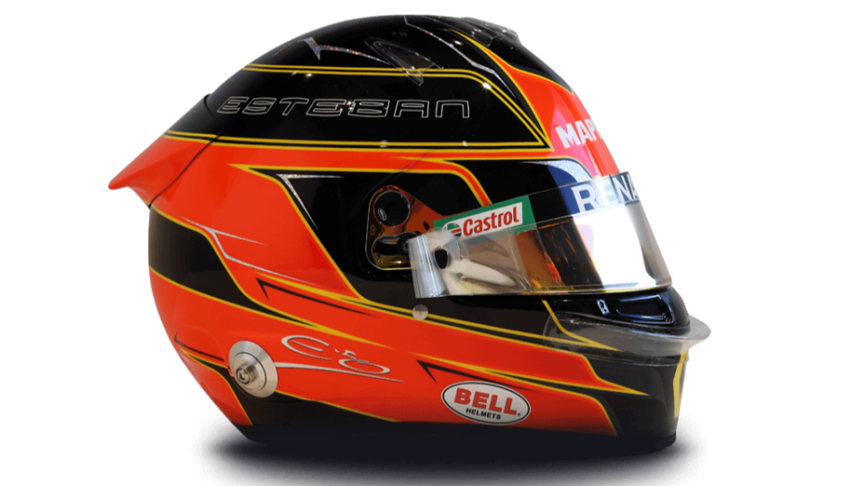 エステバン・オコン：2020年 F1ヘルメット