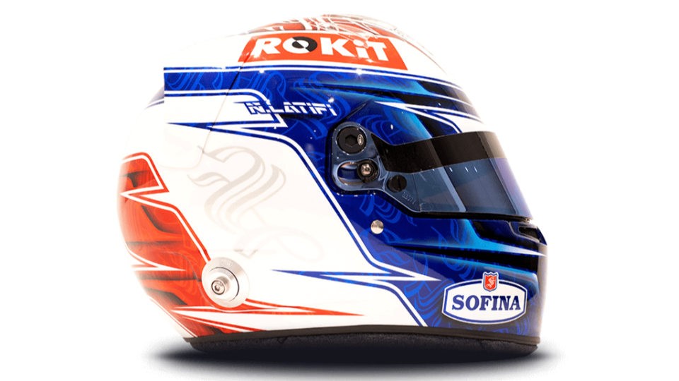 ニコラス・ラティフィ：2020年 F1ヘルメット