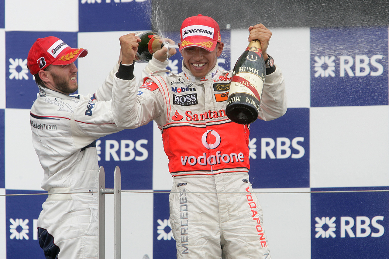 ルイス・ハミルトン 表彰台 （2007年のF1世界選手権）