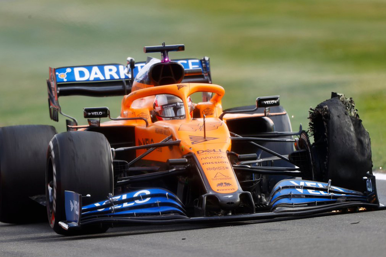 ピレリ、F1イギリスGP決勝でのタイヤバースト問題の調査を開始