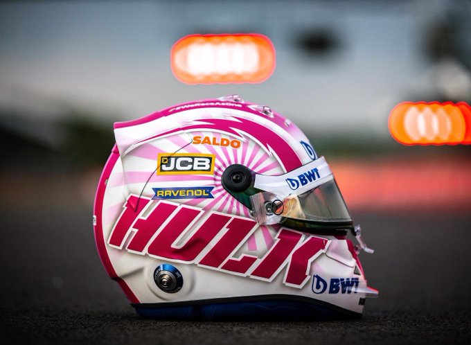 ニコ・ヒュルケンベルグ ヘルメット（2020年 F1 70周年記念GP）