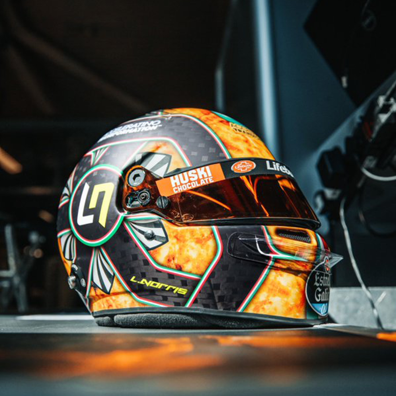 ランド・ノリス “ピザ”ヘルメット / 2020年 F1イタリアGP