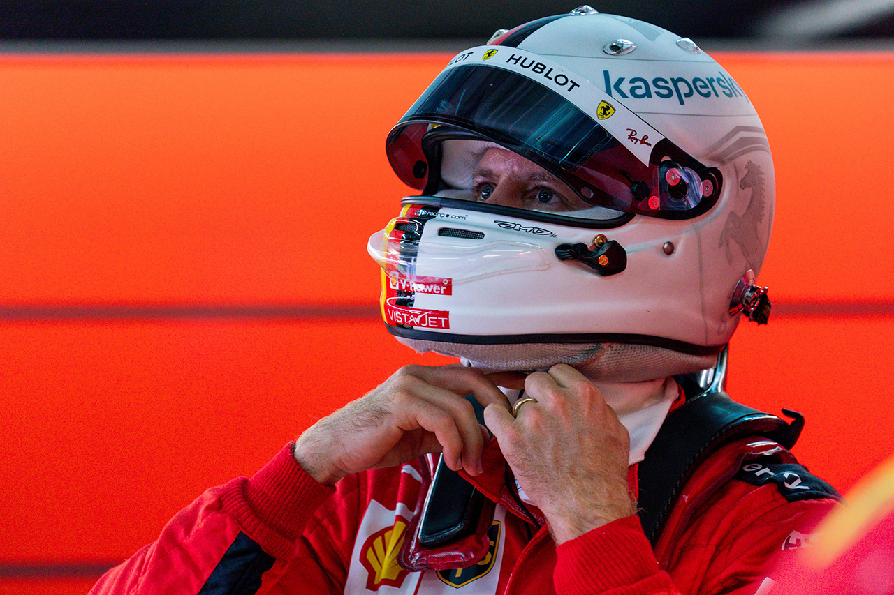 セバスチャン・ベッテル 「タイムを改善しようとしてクラッシュした」  / フェラーリ F1ロシアGP 予選
