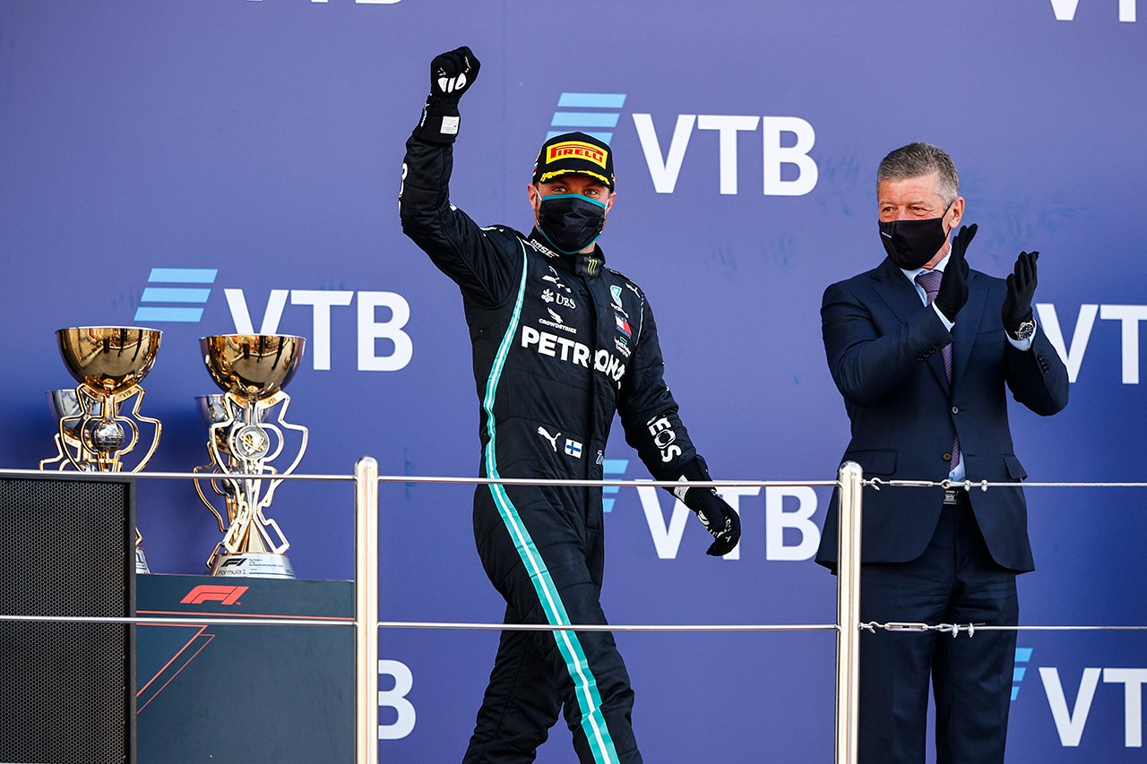 2020年 F1ロシアGP　決勝：トップ3 ドライバーコメント