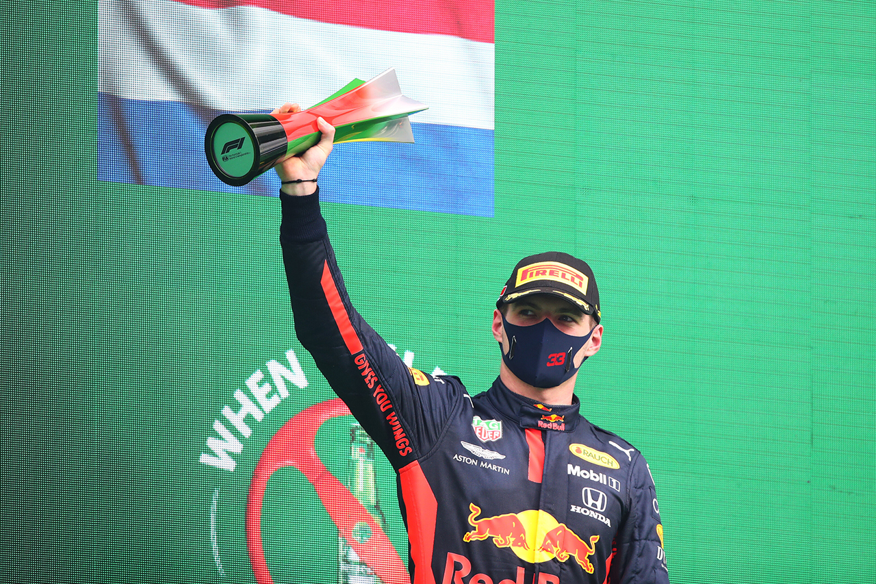 マックス・フェルスタッペン、3位表彰台「予想通りの位置だと思う」 / レッドブル・ホンダ F1ポルトガルGP 決勝