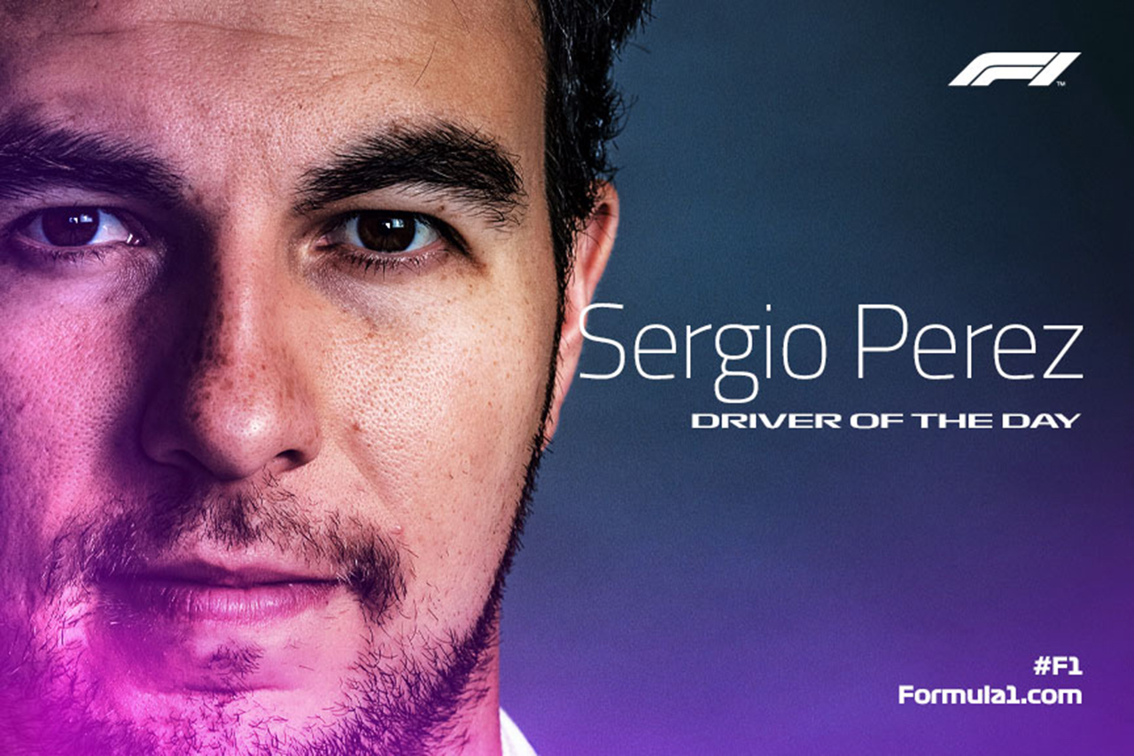 F1ポルトガルGP：ドライバー・オブ・ザ・デーはセルジオ・ペレス