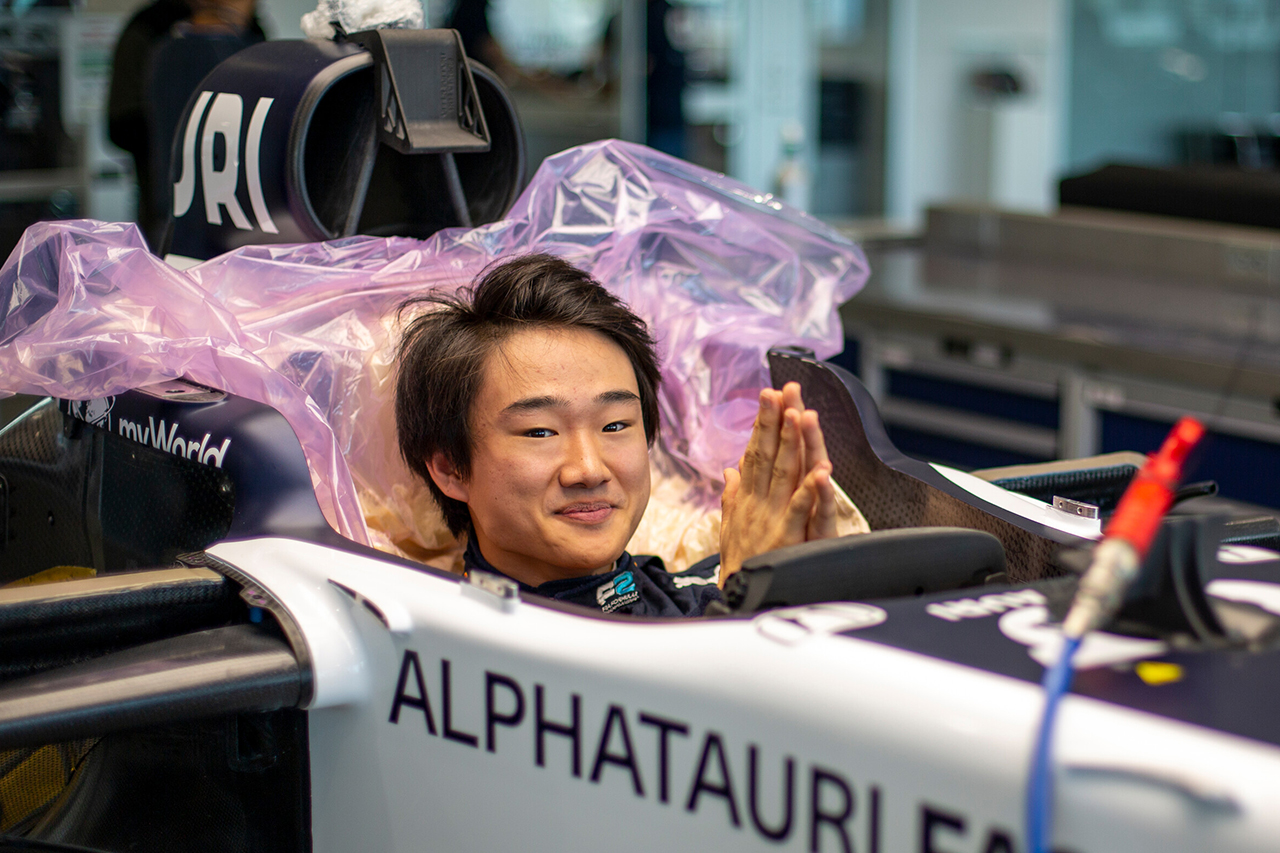 角田裕毅、2年落ちマシンでのテストはF1スーパーライセンス取得の保険 / アルファタウリ・ホンダF1