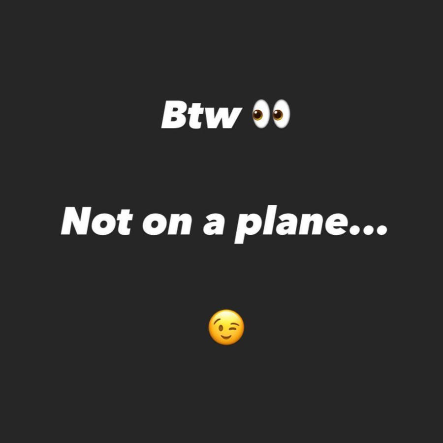 Nico Hulkenberg “Bwt Not on a plane...”