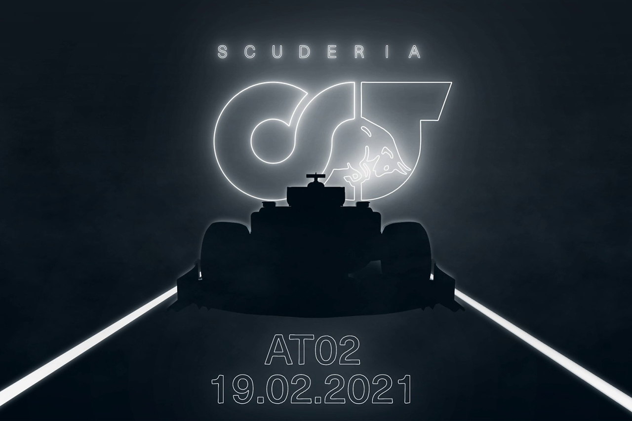 アルファタウリ・ホンダF1、2021年F1マシン『AT02』を2月19日に発表
