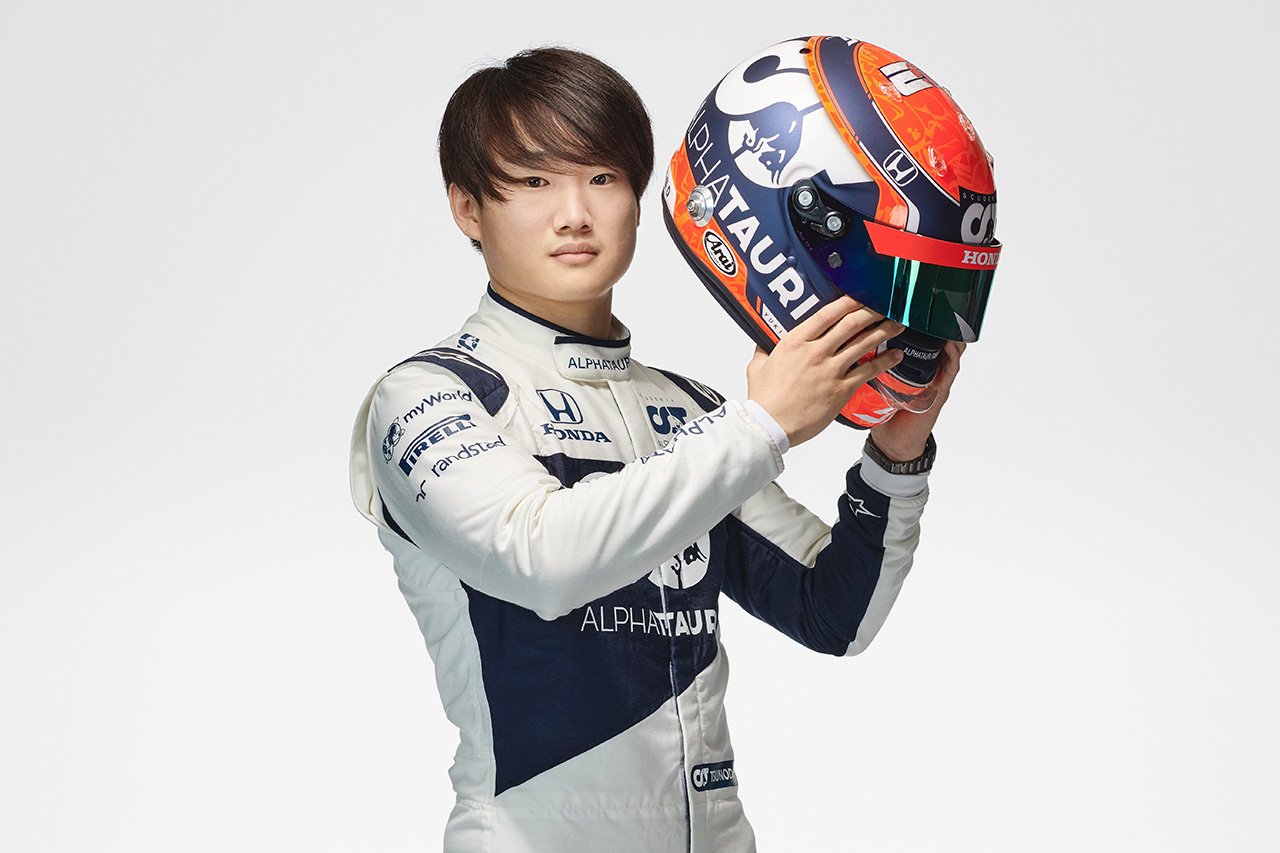 角田裕毅 2021年 F1ヘルメット （アルファタウリ・ホンダF1） 【 F1 