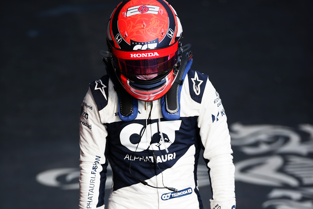 角田裕毅、スピンを悔やむ「加速では気を付けなければならないと学んだ」 / アルファタウリ・ホンダ F1エミリア・ロマーニャGP 決勝