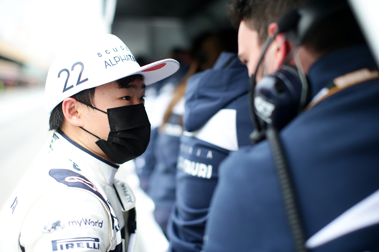 角田裕毅、燃圧問題でリタイア 「フラストレーションのたまるレース週末」 / アルファタウリ・ホンダ F1スペインGP 決勝