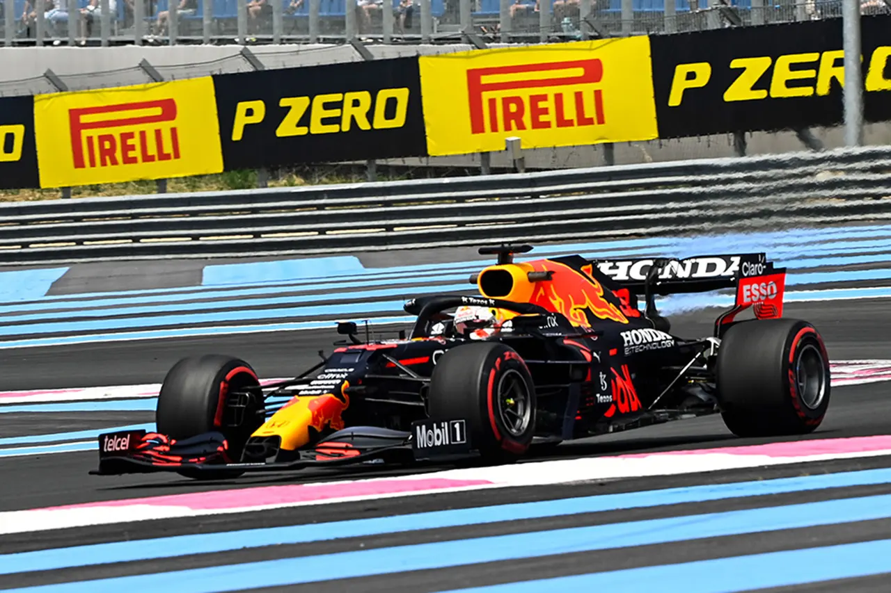 F1フランスGP 金曜フリー走行：ソフトとミディアムのタイム差は約0.6秒