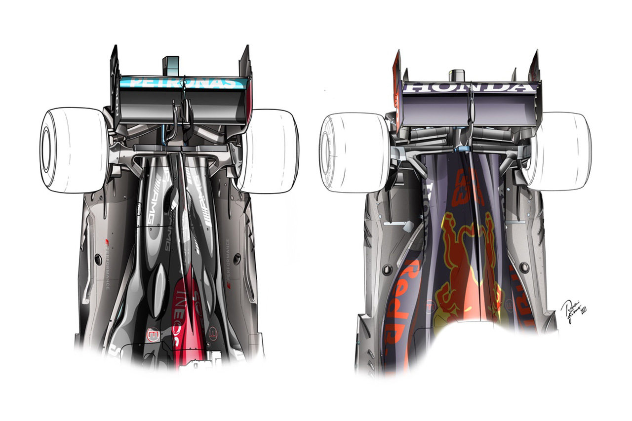 F1マシン解説：メルセデスを追い越したレッドブル・ホンダF1の開発