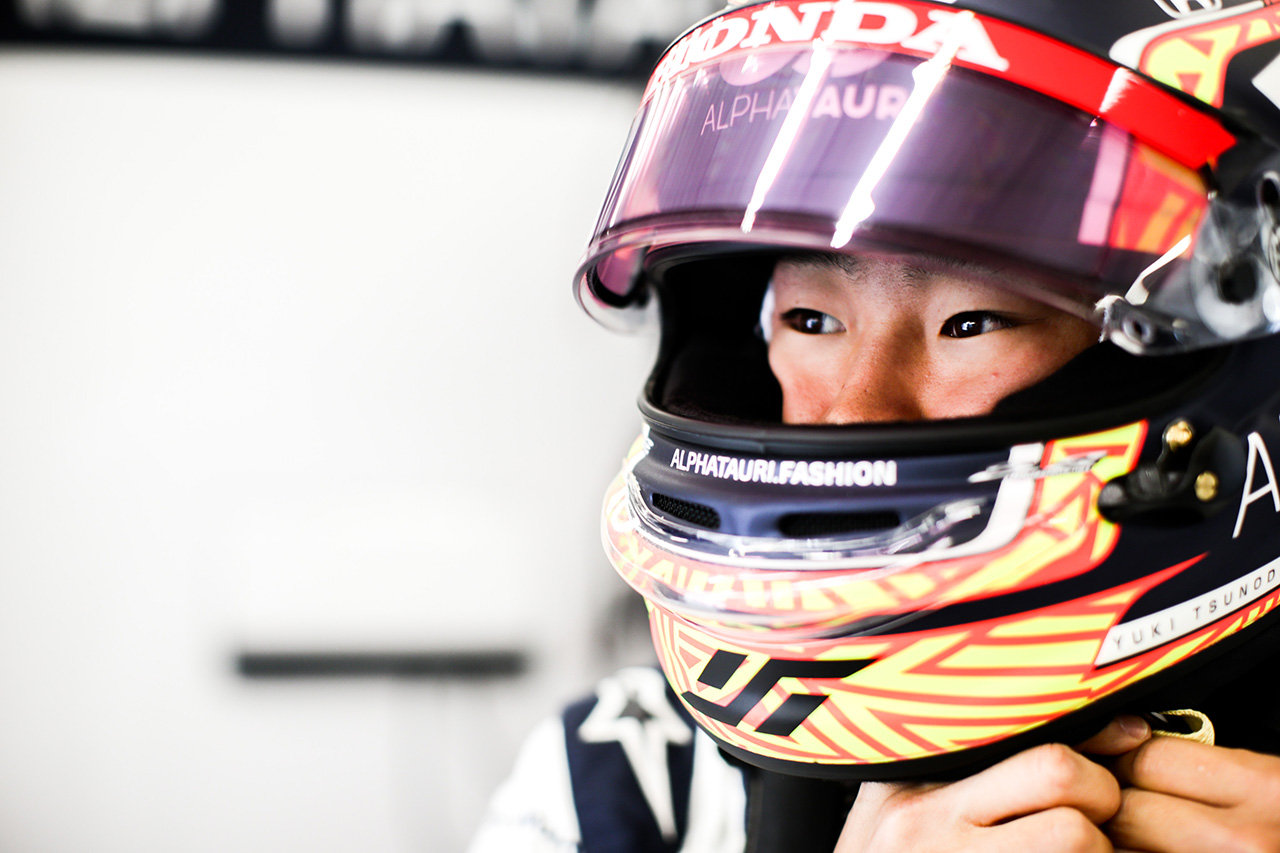 アルファタウリ・ホンダF1の角田裕毅 「今週末に僕が目指すのは安定性」 / F1ベルギーGP初日