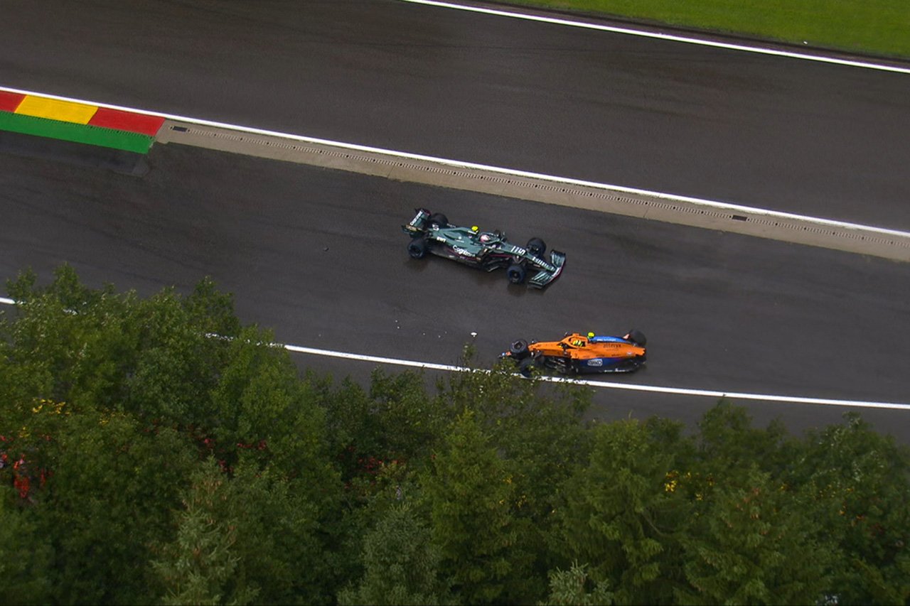 セバスチャン・ベッテルが見せた優しさ「ノリスの無事を確認したかった」 / F1ベルギーGP 予選