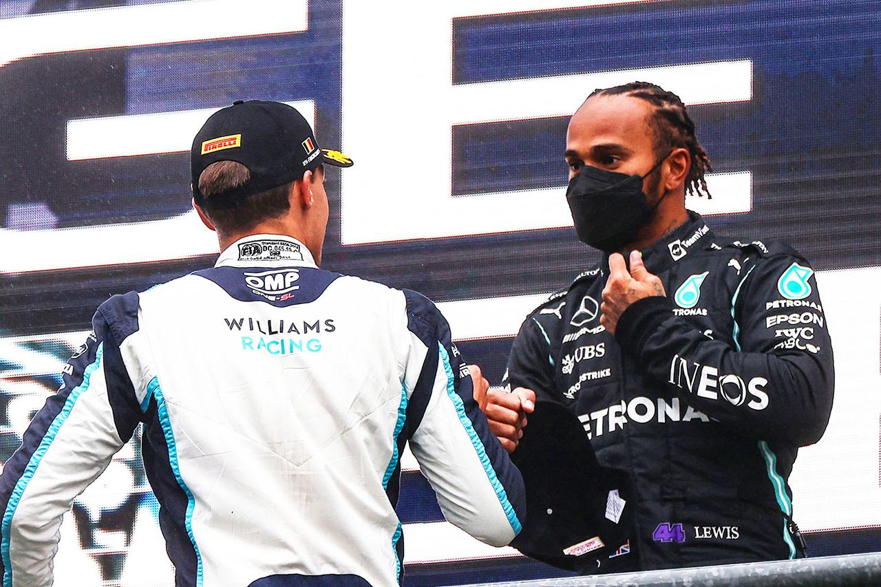 メルセデスF1のルイス・ハミルトン 「ラッセルとチームメイトとしてうまくやっていける」
