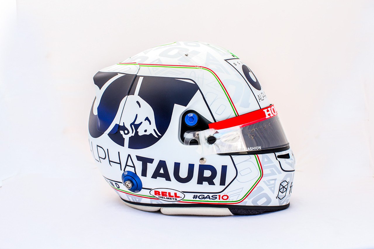 ピエール・ガスリー 2021年 F1イタリアGP スペシャルヘルメット / アルファタウリ・ホンダ