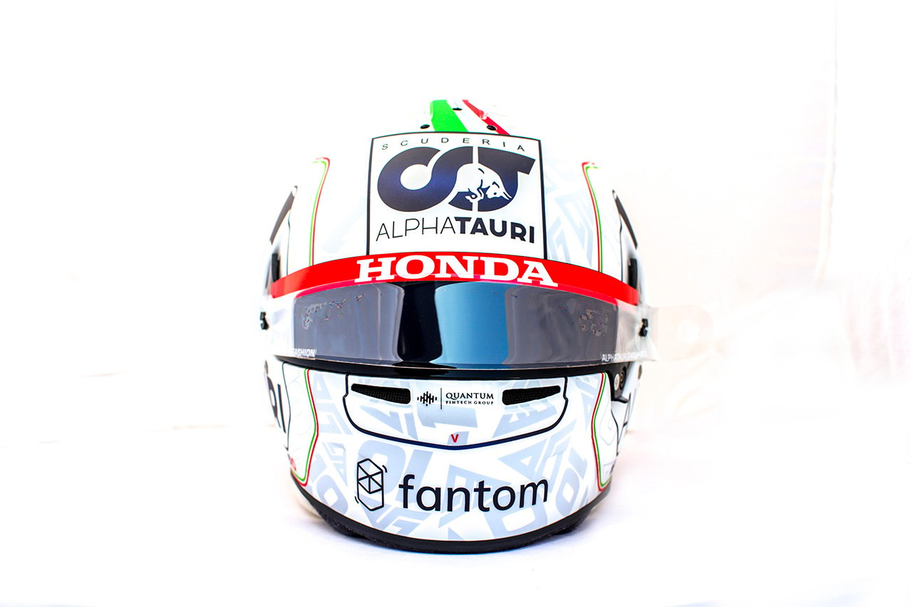 ピエール・ガスリー 2021年 F1イタリアGP スペシャルヘルメット / アルファタウリ・ホンダ