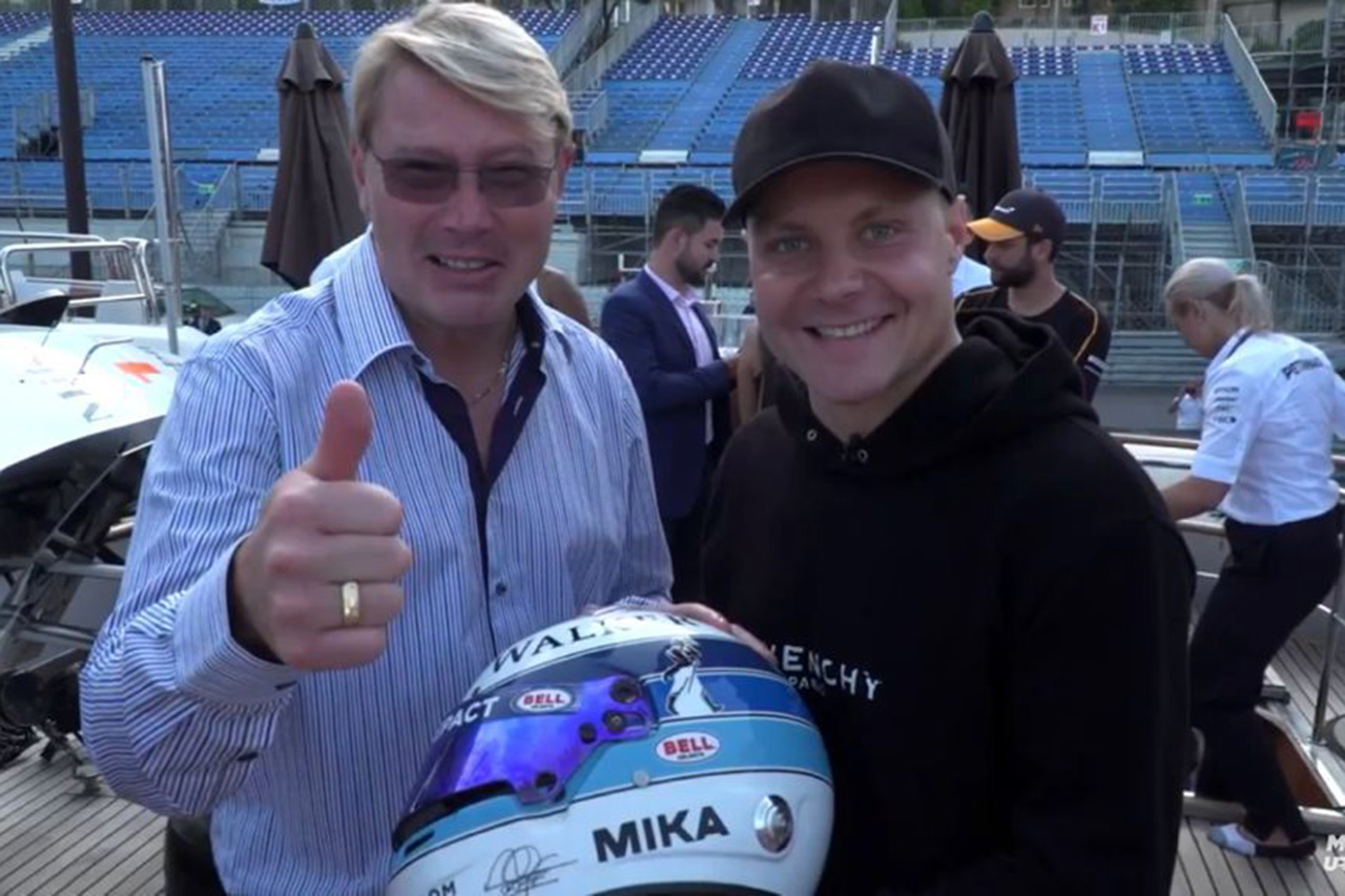 F1：ミカ・ハッキネンとバルテリ・ボッタスがレース・オブ・チャンピオンズで共闘