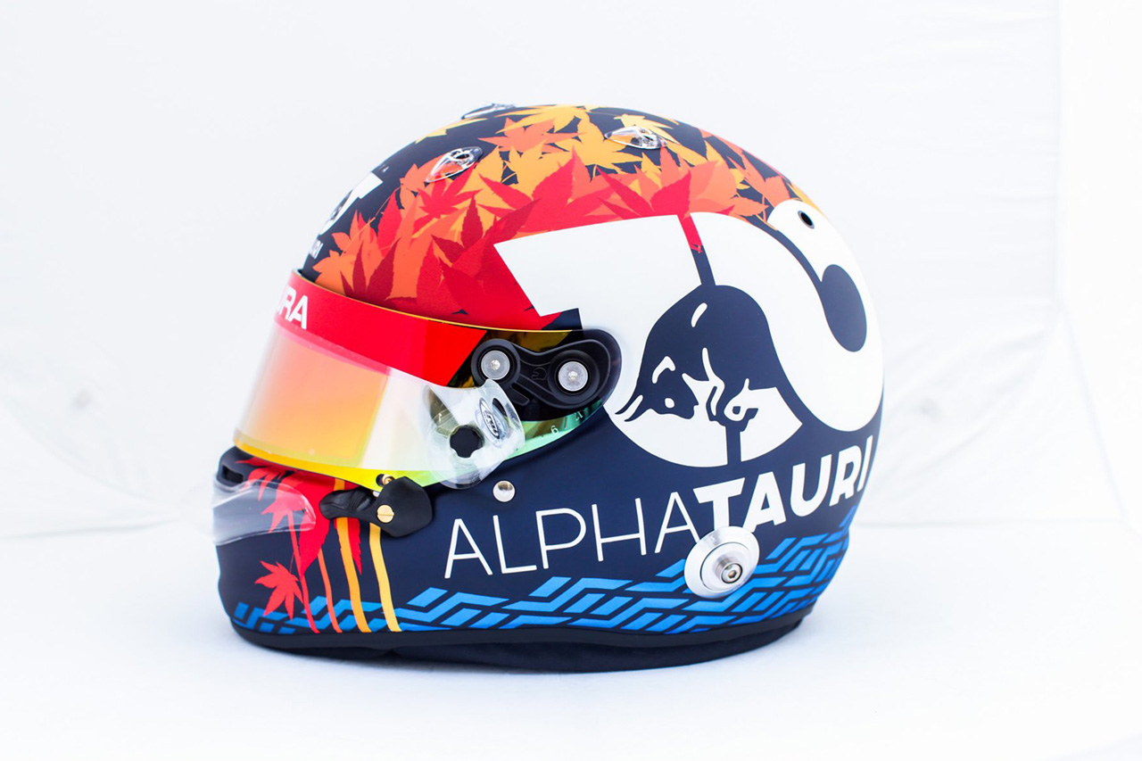 角田裕毅 2021年 F1アメリカGP スペシャルヘルメット / アルファタウリ・ホンダ