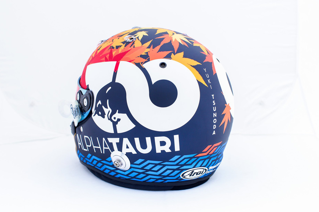 角田裕毅 2021年 F1アメリカGP スペシャルヘルメット / アルファタウリ・ホンダ