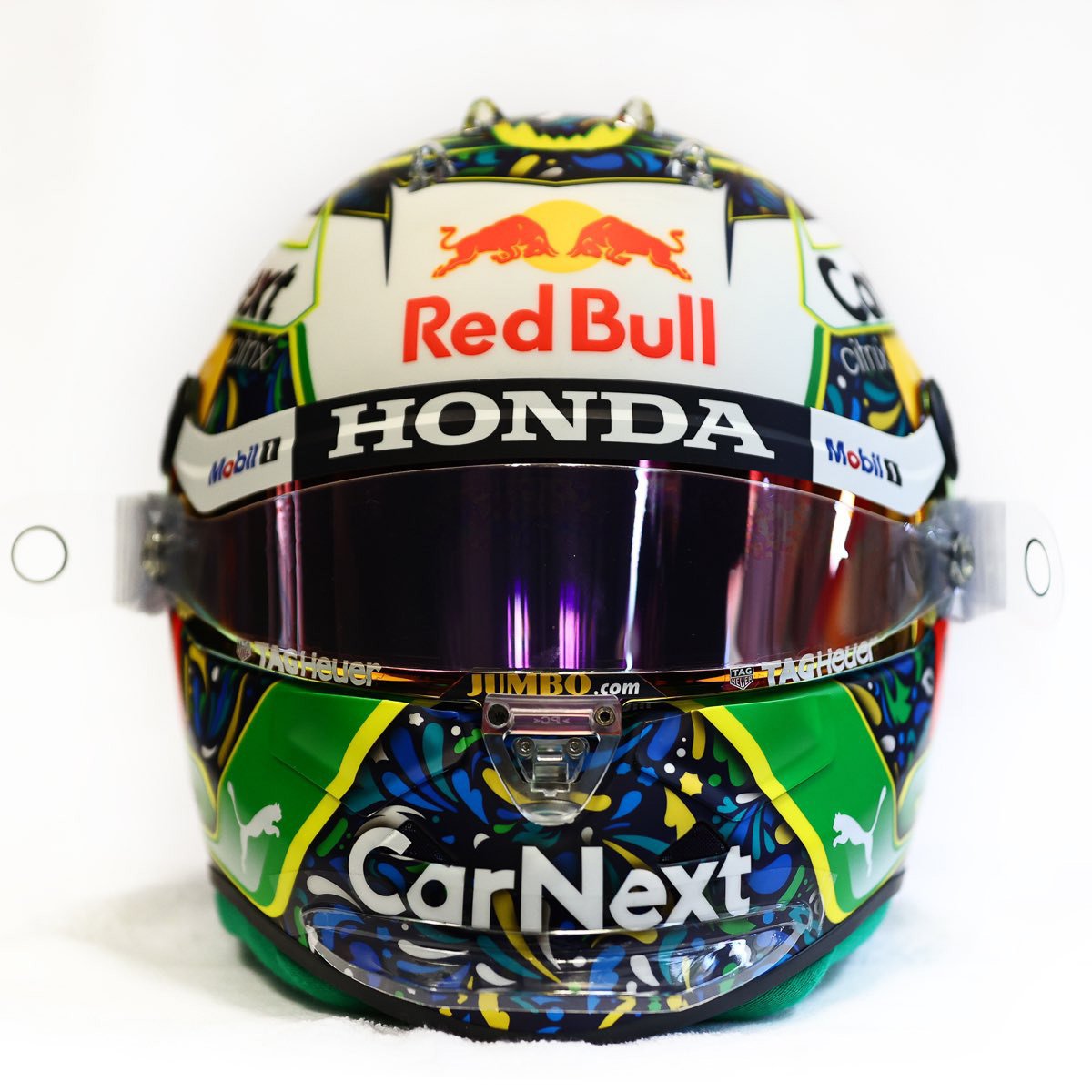 マックス・フェルスタッペン、F1ブラジルGPでスペシャルヘルメット 