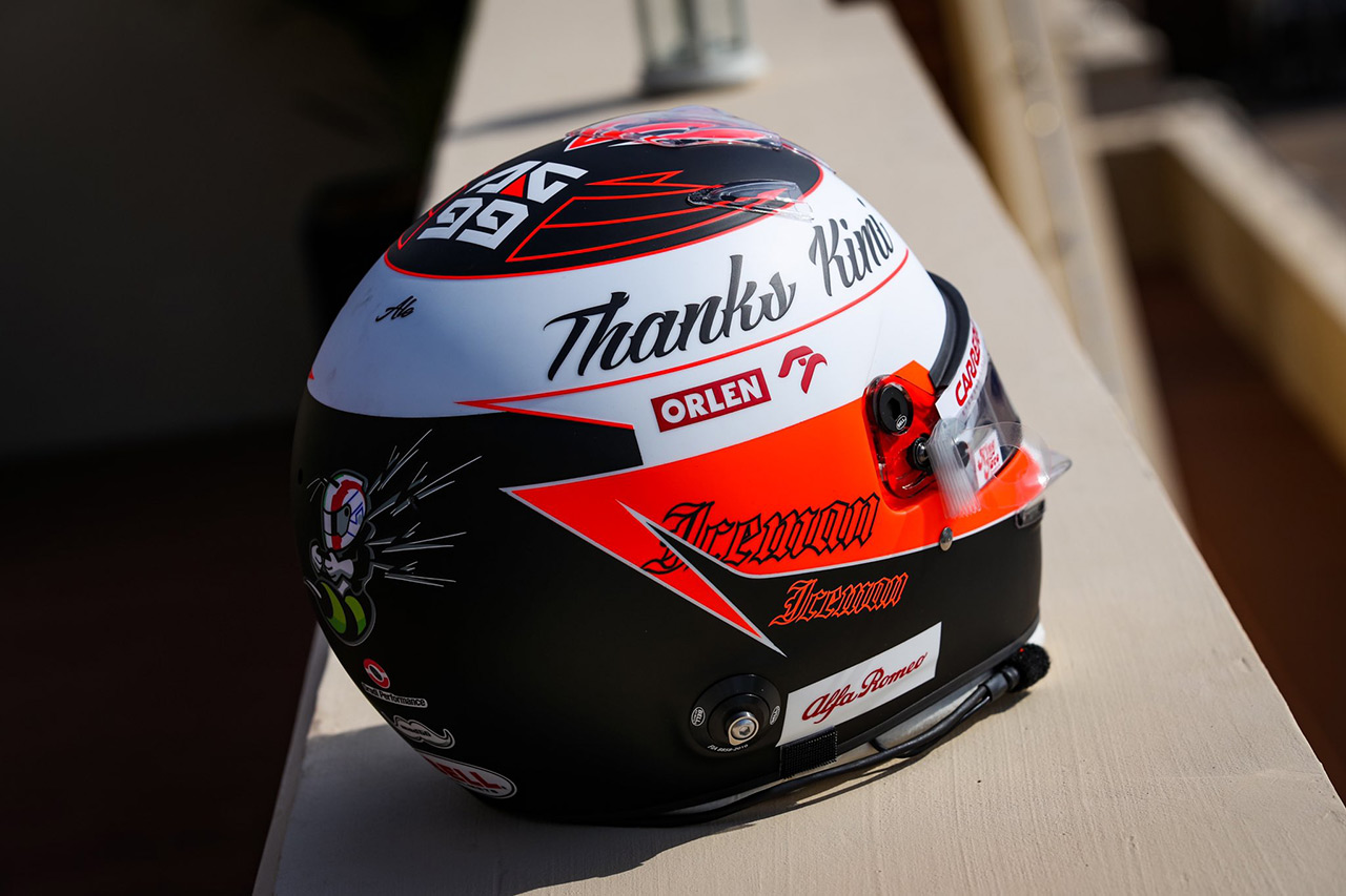 アントニオ・ジョビナッツィ（アルファロメオ） 2021年 F1アブダビGP ヘルメット