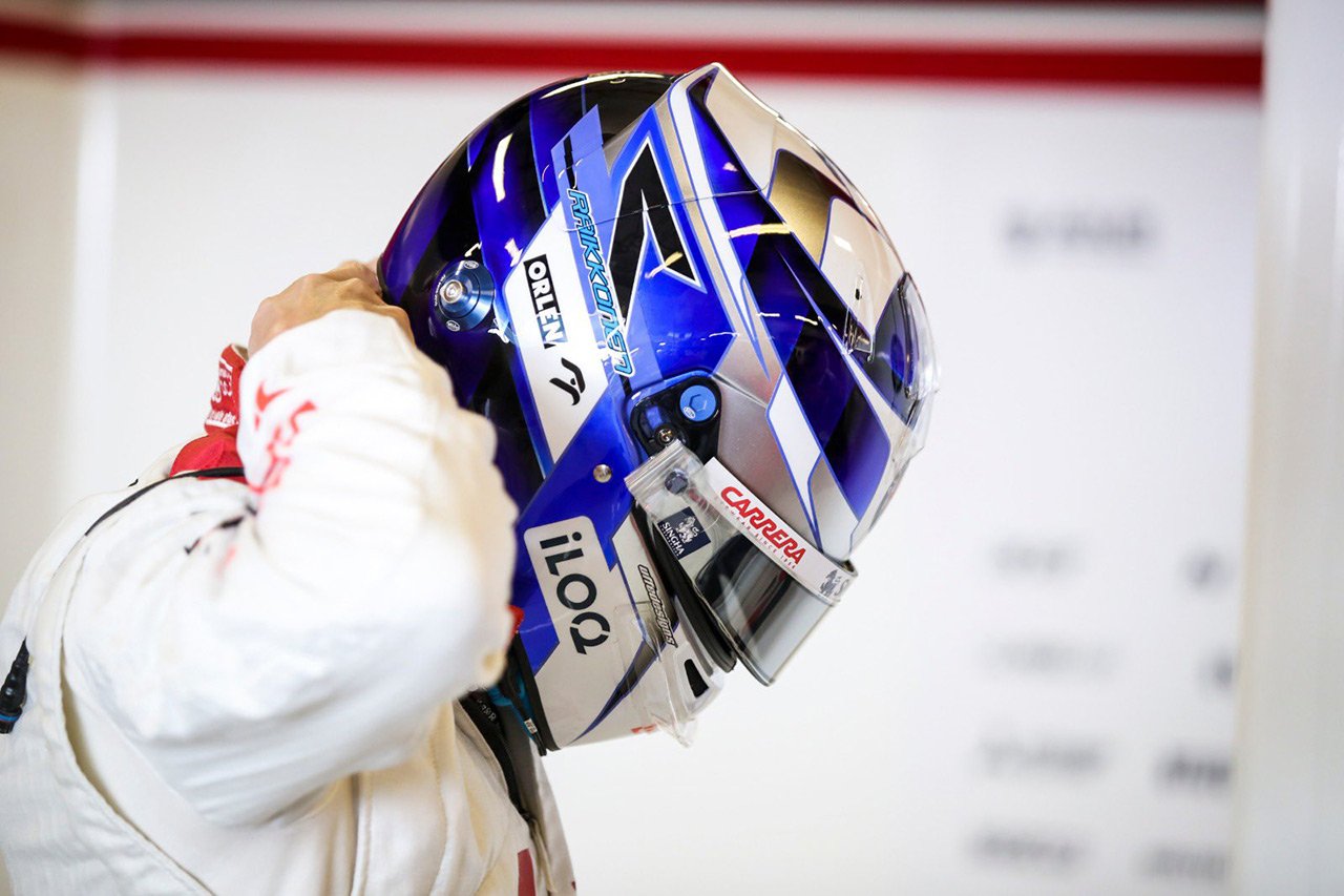 キミ・ライコネン 2021年F1アブダビGP ヘルメット