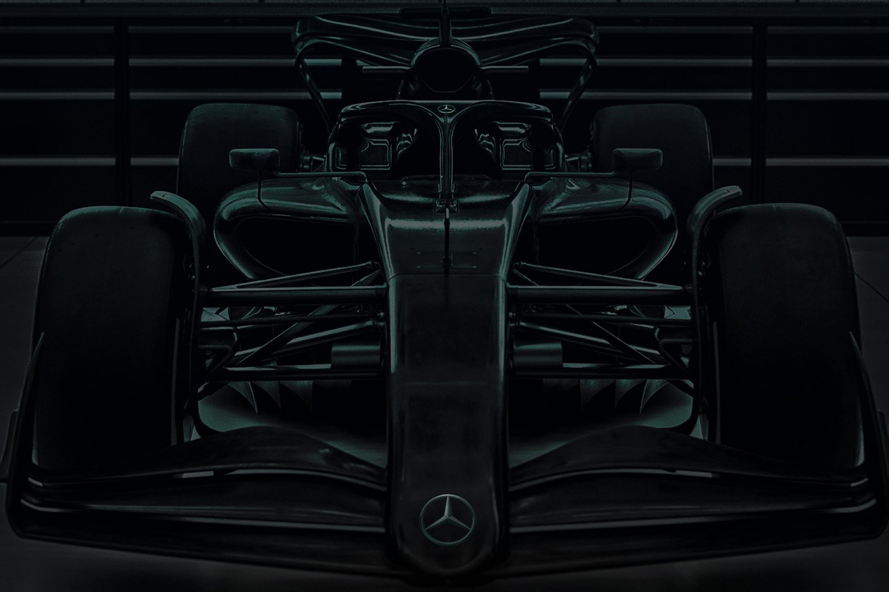 メルセデスF1、2022年F1マシン『W13』のティザー画像（？）を公開