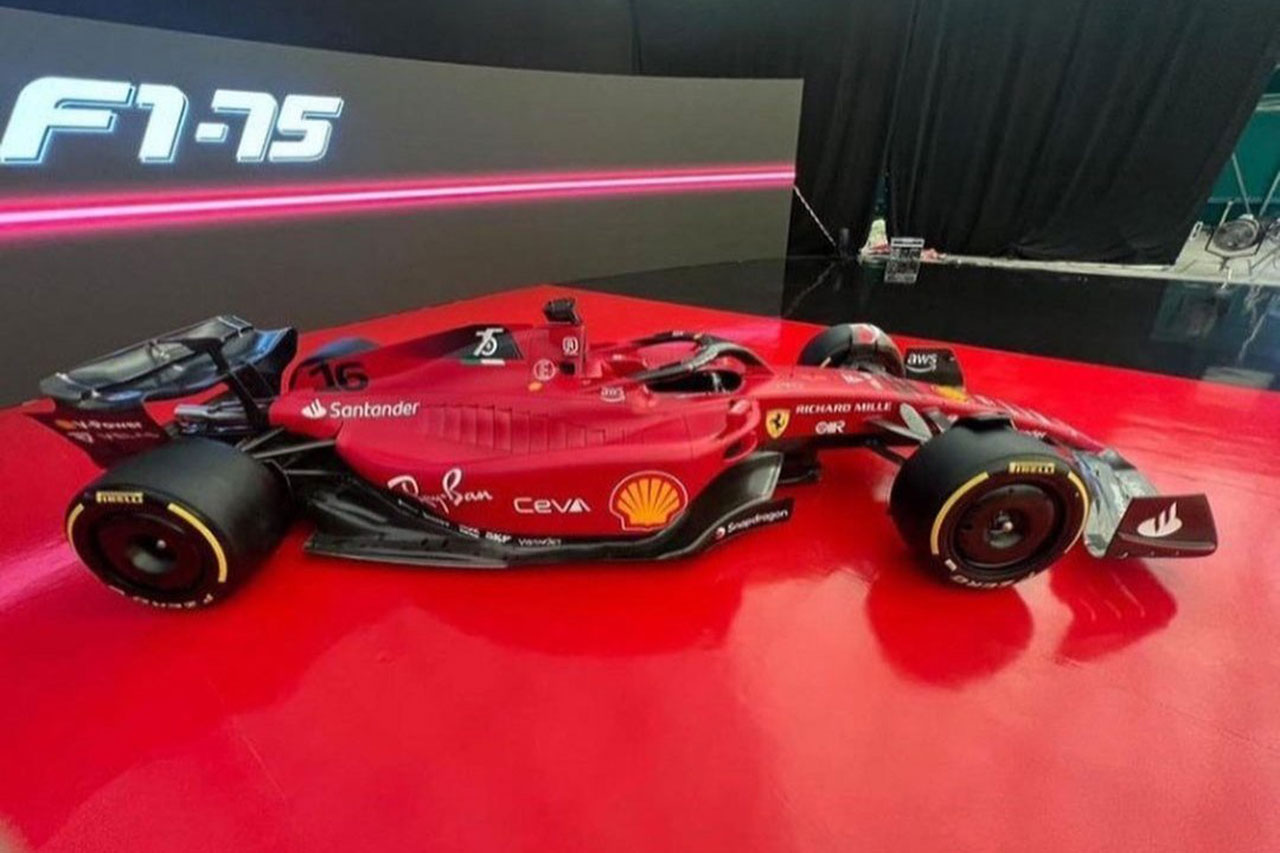フェラーリF1、2022年F1マシン『F1-75』の画像が流出