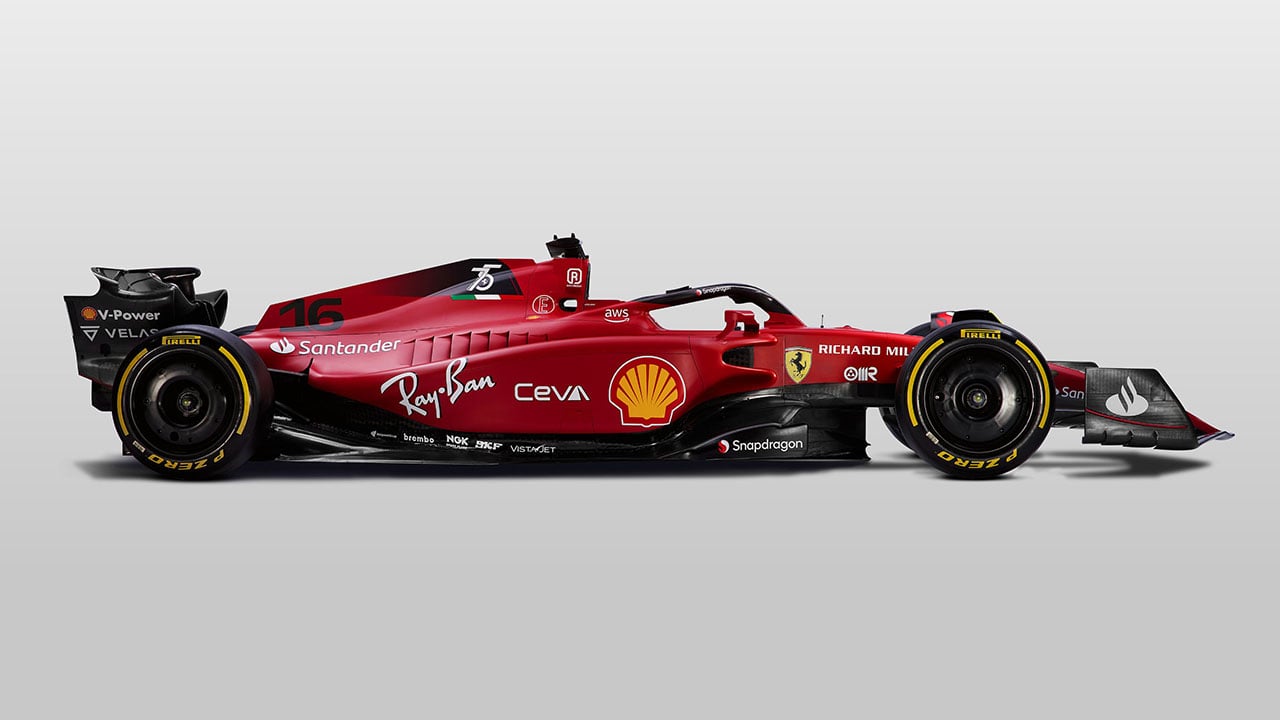 F1マシン着目点】 フェラーリ F1-75：別次元のサイドポット形状 / 2022 