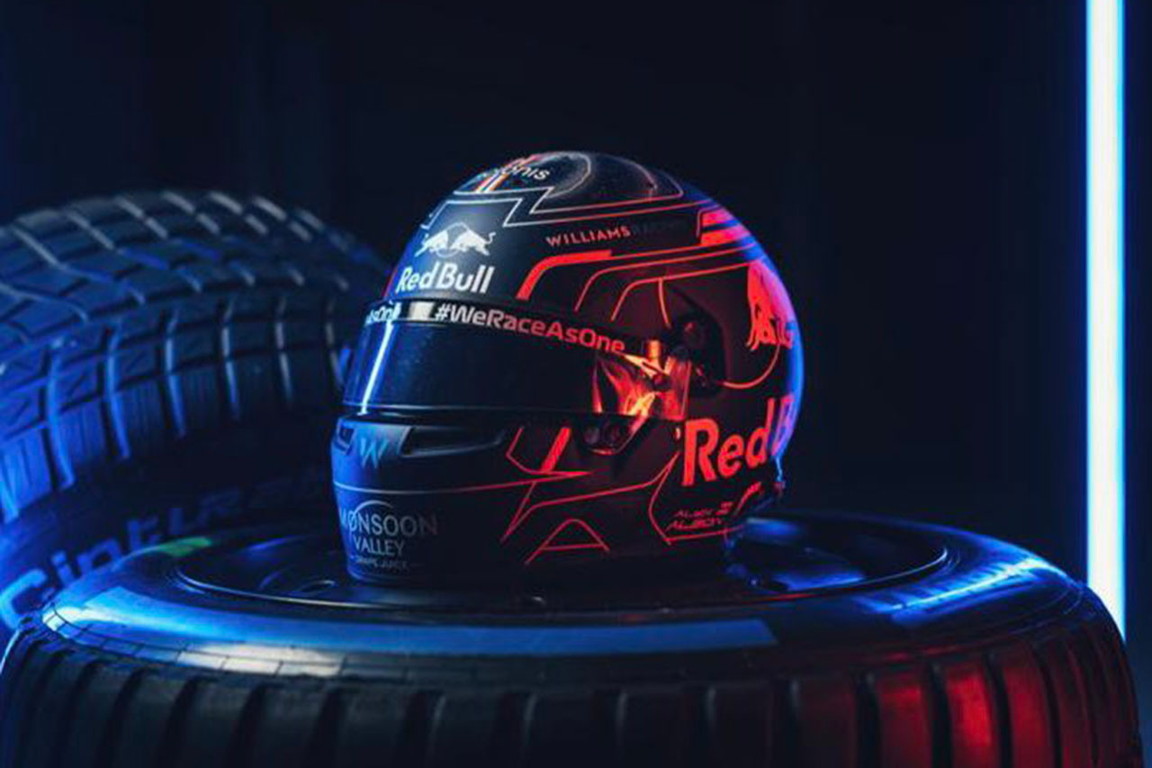 アレクサンダー・アルボン 2022年 F1ヘルメット（ウィリアムズF1）