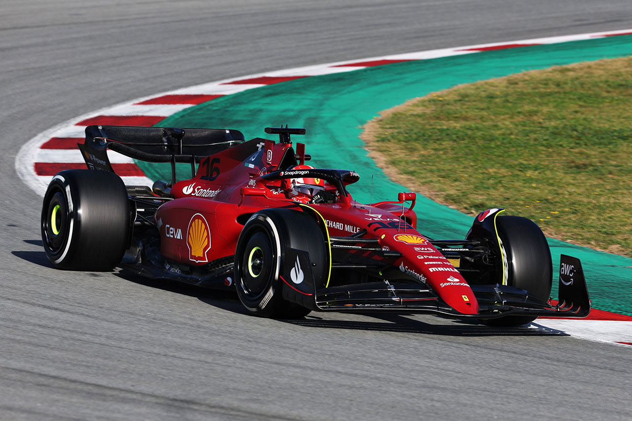 F1バルセロナテスト 初日（午前）：フェラーリのルクレールがトップタイム