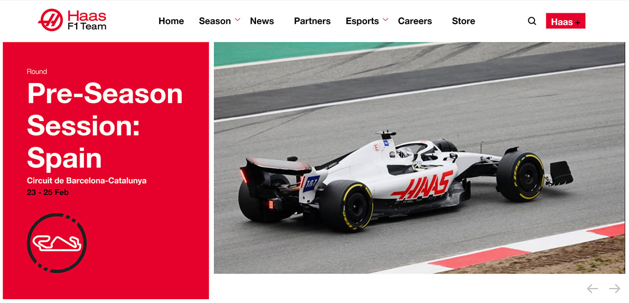 Haas F1 Team 公式サイト