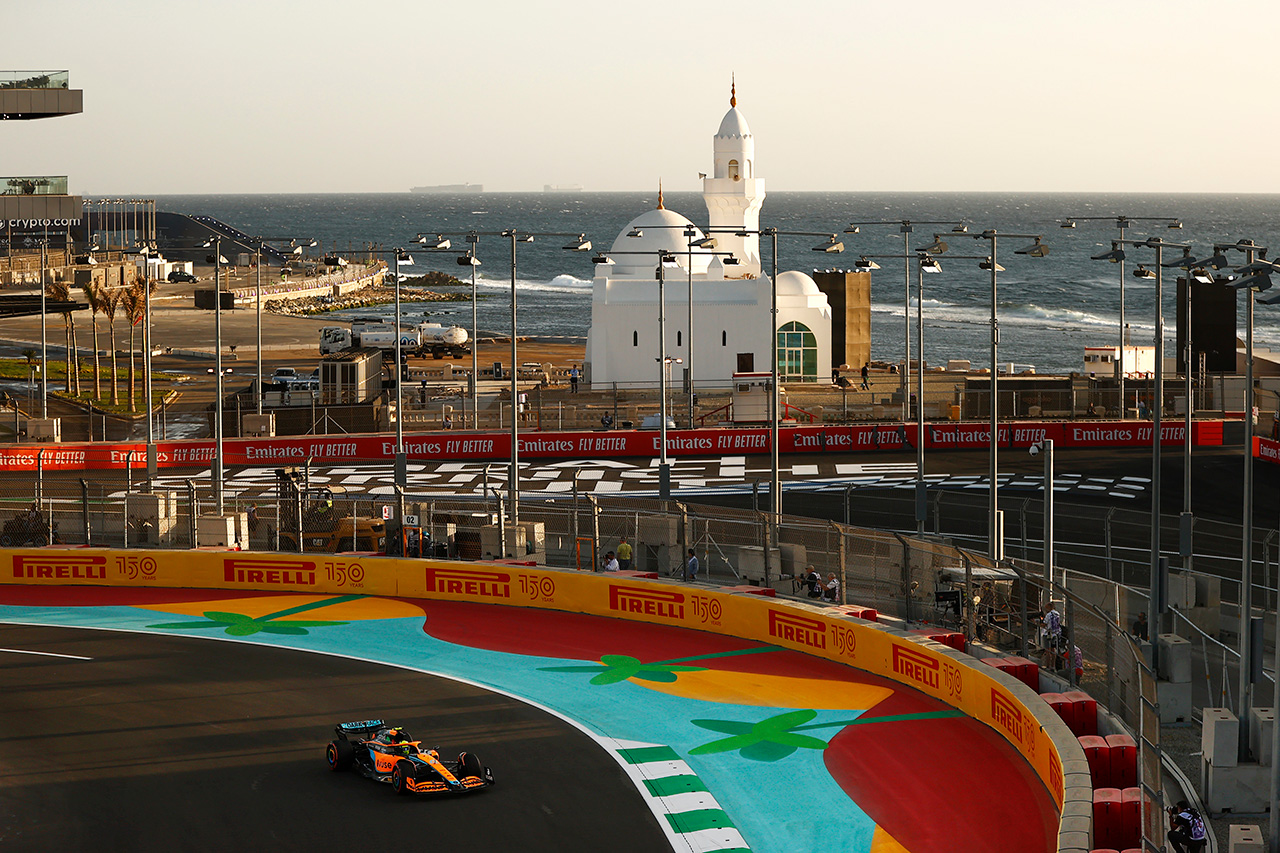 2022年 F1サウジアラビアGP フリー走行3回目：タイム結果