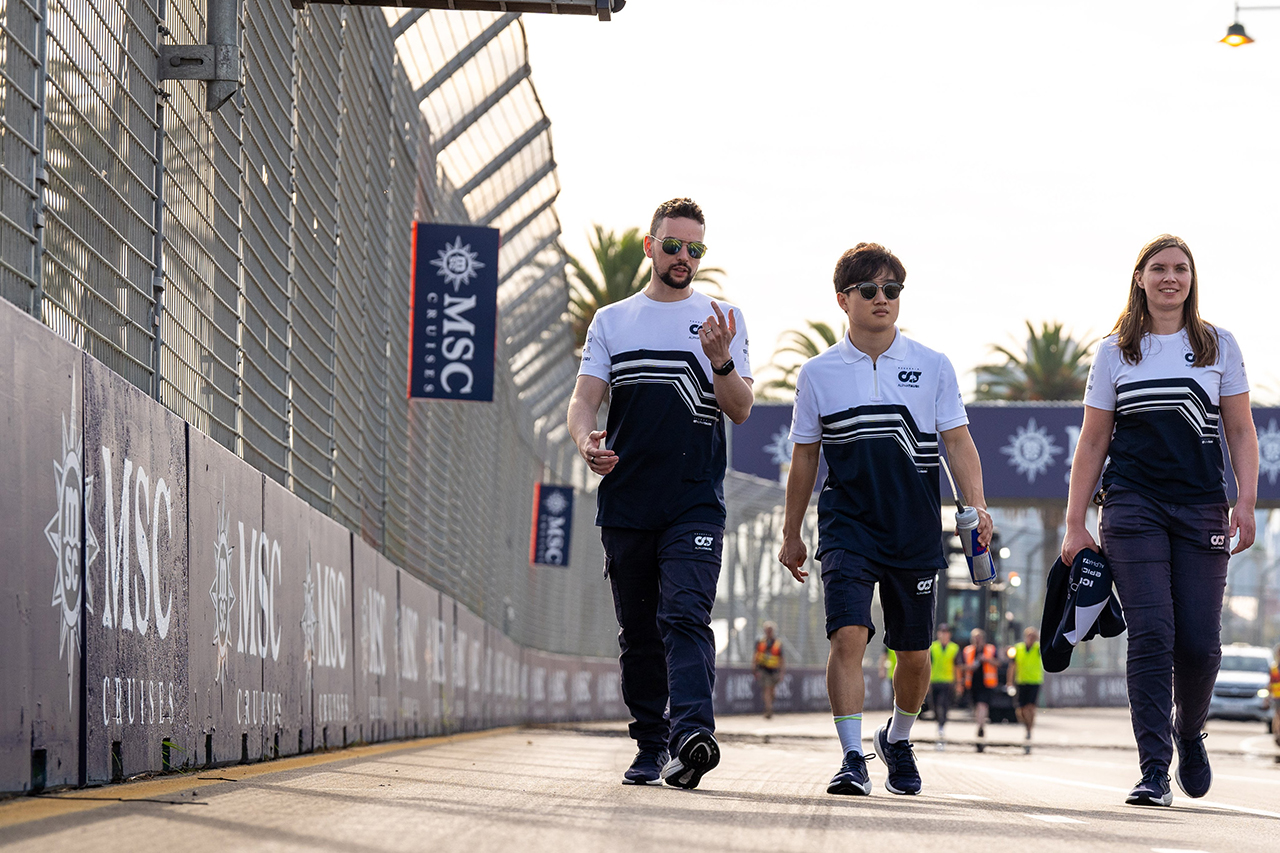 角田裕毅（スクーデリア・アルファタウリ Ｆ１ オーストラリアグランプリ