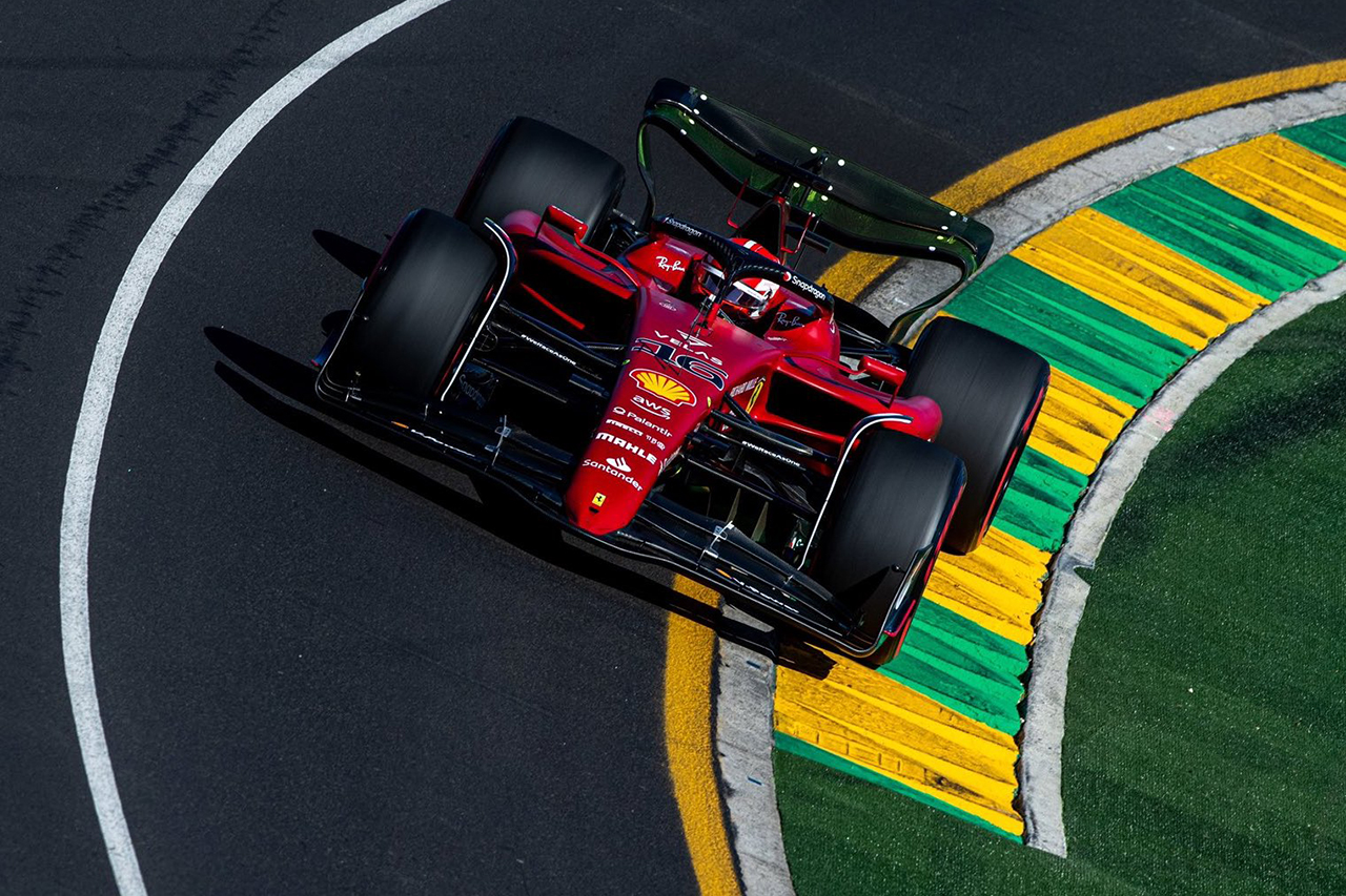 F1オーストラリアGP フリー走行2回目：フェラーリのルクレールが最速！レッドブルF1のフェルスタッペンに0.245秒差