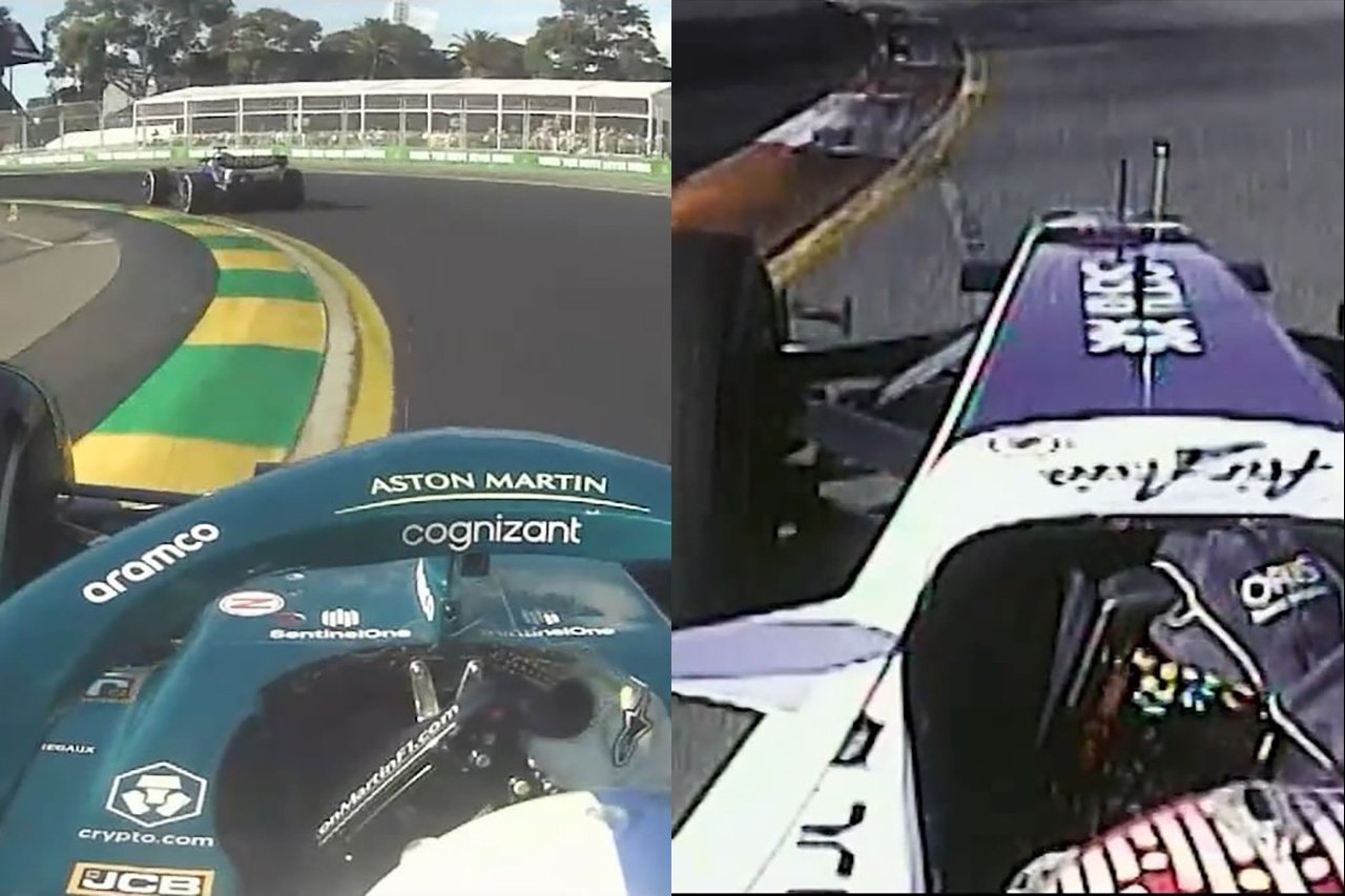 F1動画：セバスチャン・ベッテルと中嶋一貴のクラッシュが完全一致 / F1オーストラリアGP