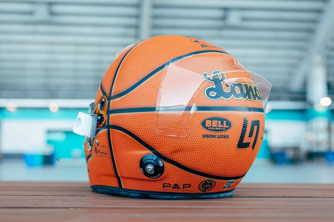 ランド・ノリス、“バスケットボール”デザインのスペシャルヘルメット / マクラーレン F1 マイアミGP