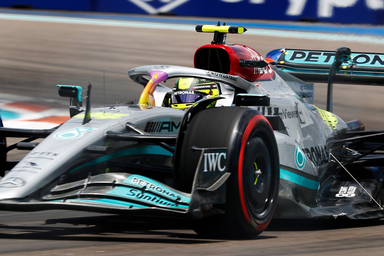 ルイス・ハミルトン 「僕たちが望むスピードで前進できていない」 / メルセデス F1 マイアミGP 予選